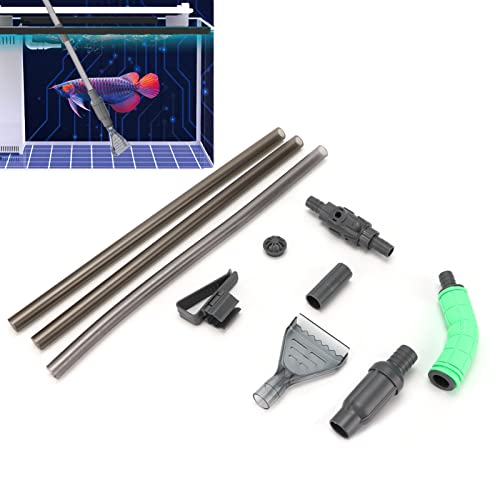 Aquarium Vacuum Gravel Cleaner, Aquarium Water Changer Fish Box Water Changer Cleaning Sand Cleaner Kit Siphon for Changing Sand Washing Fish Box Cleaning