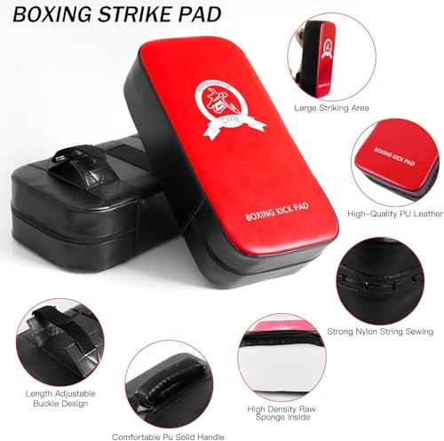 3-in-1 Boxing Training Set, Punching Mitts, Kick Pad and Target Paddle - style: 3 in 1 Boxing Training Equipment
