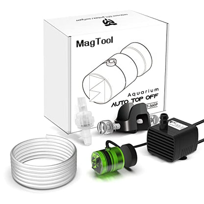 MagTool Auto Top Off System for Saltwater Aquarium, ATO Aquarium Auto Top Off with Dual Optical Sensor for Reef & Fresh Tanks -Green