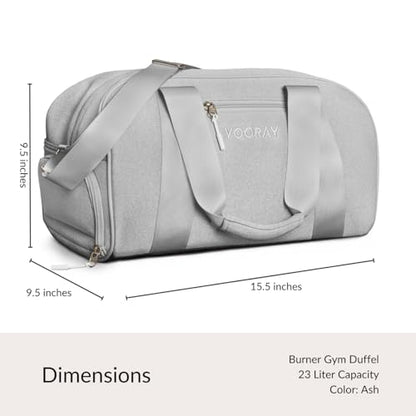 Vooray Burner Small Gym Bag for Women and Men, 23L - color: 23L - Ash