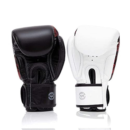 Fairtex Beauty of Survival Limited Edition Boxing Gloves | Premium Craftsmanship |Full-Grain Leather| Stylish Design | Adjustable Fit | Unique Artwork | Hook and Loop Straps - size: 10 oz