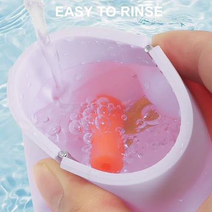 Silicone Retainer Case with Lanyard, Slim Partial Denture Case Container With Retainer Remover Tool, Chew & Brush Compatible With Invisalign, Mouth Guard, Orthodontic Aligner