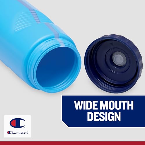 Champion Quench Squeeze Water Bottle, BPA-Free, 24oz (Black) - color: Black