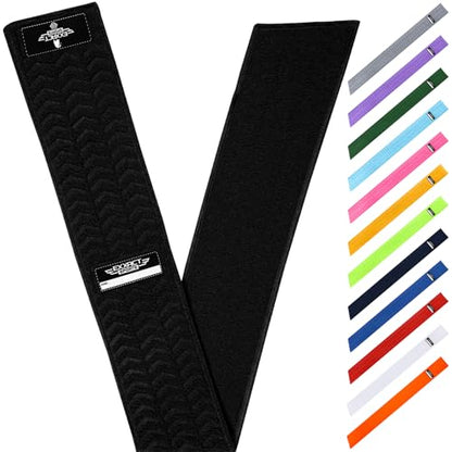 Exxact Sports Streamer Black Football Towel with Hook & Loop (Black) - color: Black