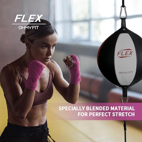 Flex Boxing Hand Wraps - 236 Inch/6M Extra Long for Premium Protection and Ultimate Performance - color: Pink