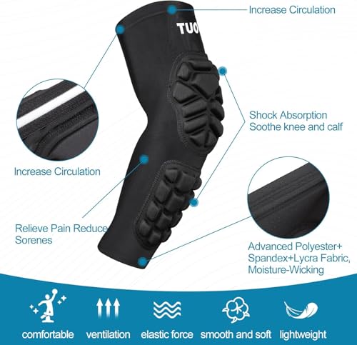 Youth Padded Arm Sleeve Elbow Forearms Commpression Pads Protection for Football Basketball Volleyball - size: XX-Large