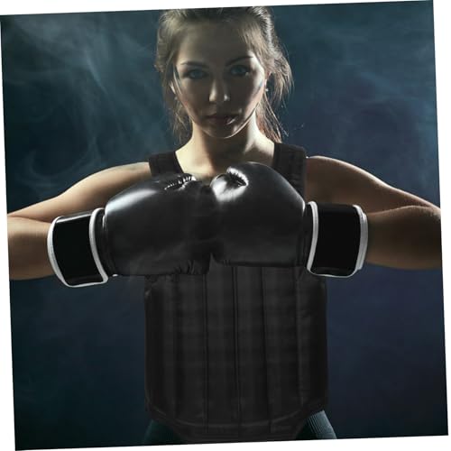 Portable Chest Protector for Boxing Training, Lightweight Dark Guard