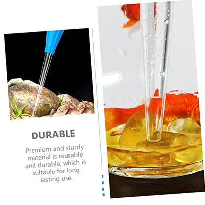 Abaodam 3pcs Fish Tank Cleaning Dropper Easy to Use Aquarium Water Changer and Feces Siphon for Efficient Tank Maintenance for Shrimp and Coral Feeding