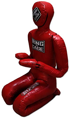Deluxe MMA Grappling/ Jiu Jitsu/ Ground & Pound Dummy 3.0 - Youth or Adult - color: Adult (Filled)-Red