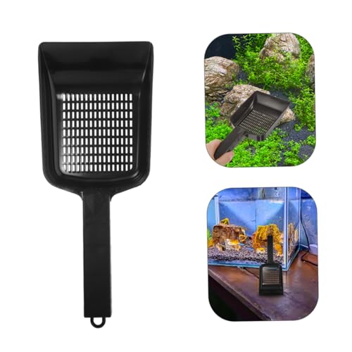 POPETPOP 2pcs Aquarium Sand Shovel Multi-Function Gravel Scoop for Fish Tank Cleaning Substrate Tool for Sand Removal Freshwater Aquariums