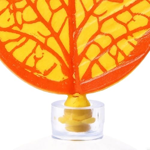 Fish Hammock,Artificial Leaf Shaped Bed Cave with Suction Cup | Betta Hammock for Aquarium | for Fish Tank Shrimp Freshwater Home Office Vacation
