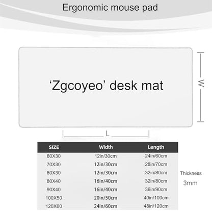 Larger Mouse Pad with Anti-fray Stitching, Premium-Textured & Waterproof Computer Mousepad with Non-Slip Rubber Base, Gaming Mouse Mat for Laptop Office & Home, (Pink,Landscape) 32"X12" Ergonomic Y-1B