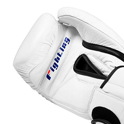 Fighting Sports Fury Professional Training Gloves - Boxing Gloves Boxing, Training Gloves, MMA Gloves, Oz Training Gloves, Kickboxing Gloves, Punching Bag Gloves, Sparring Gloves - color: White, size: 12 oz