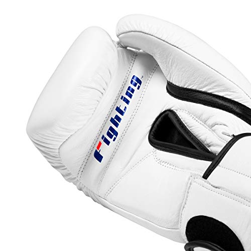 Fighting Sports Fury Professional Training Gloves - Boxing Gloves Boxing, Training Gloves, MMA Gloves, Oz Training Gloves, Kickboxing Gloves, Punching Bag Gloves, Sparring Gloves - color: White, size: 18 oz