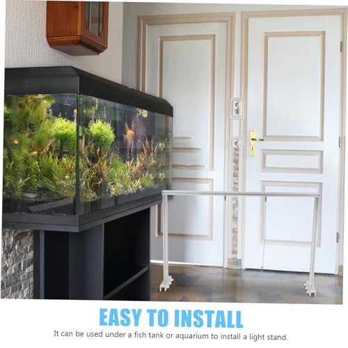 Aquarium Light Bracket Sturdy Metal Stand Easy to Install for Large Fish Tanks