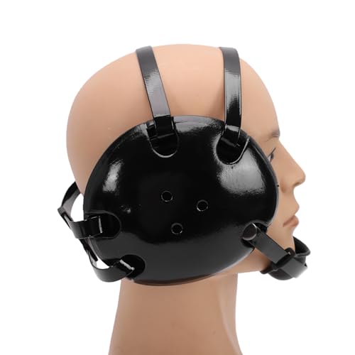 Wrestling Headgear Wrestling Ear Guard Head Gear with Chin Cup 3 Hole Breathable NBR Sponge Protective Soft Fit for Jiu Jitsu MMA BJJ Youth Adults