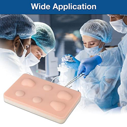 Medarchitect Abscess Incision & Drainage Pad, Sebaceous Cyst Skin Pad, Skin Practice Model for Training and Demonstration of Physician's Cyst Surgical Removal - style: Abscess Pad