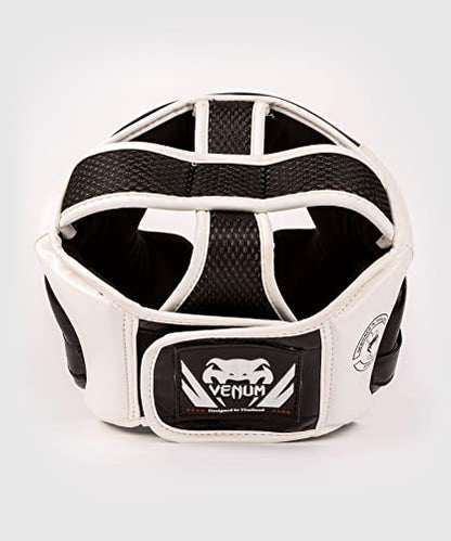 Venum Challenger Kids Headgear - color: Black/White, size: Large-Extra Large
