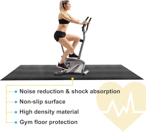 ZENY Large Exercise Equipment Mat 96"x38"