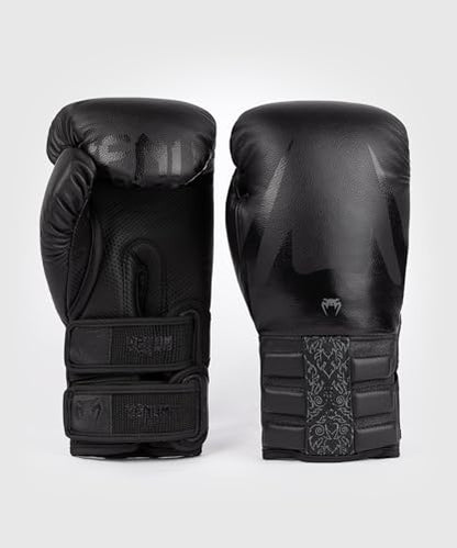 Venum Reverso Boxing Gloves - color: Black/Black, size: 10oz