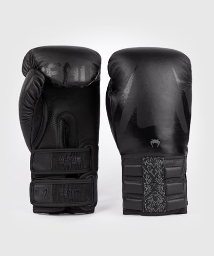 Venum Reverso Boxing Gloves - color: Black/Black, size: 14oz