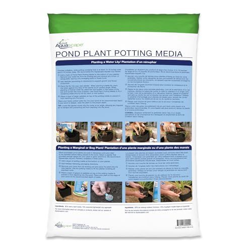 Aquascape Pond Plant Potting Media, Nutrient-Rich Aquatic Soil for Water Gardens, Supports Strong Root Growth, 215 Cubic Inches, 89002 - size: 215 cubic inches