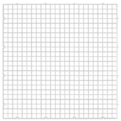 2PCS Fish Tank Dividers Lid, Aquarium Grid Bottom Isolation Tray Board, Plastic Egg Crate