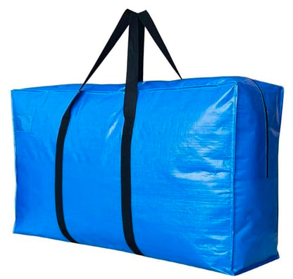 60 Gallon Extra Large Storage Bags, Jumbo Moving Storage Bags Heavy Duty, Foldable Big Blue XL Duffle Bag for Travel,Christmas Tree Bag