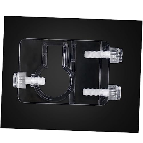 DOITOOL 2pcs Aquarium Water Holder Clip Clamp for Fish Tank Fixed Clamp Screw Adjustment (5-26mm)