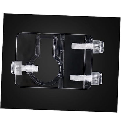 DOITOOL 2pcs Aquarium Water Holder Clip Clamp for Fish Tank Fixed Clamp Screw Adjustment (5-26mm)