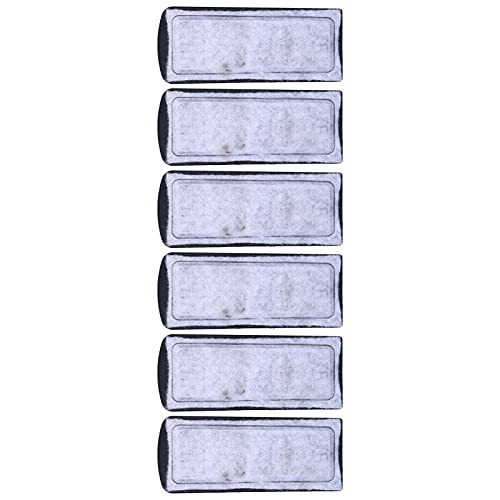 Aquarium Filter Cartridges 6 Pack, Replacement Filter Media for Fish, Compatible with, Power Filters, Activated Carbon Filter Pad for Water