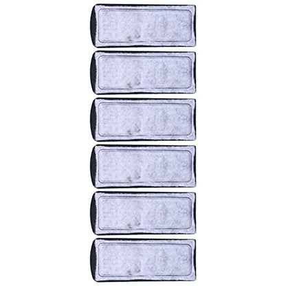 Aquarium Filter Cartridges 6 Pack, Replacement Filter Media for Fish, Compatible with, Power Filters, Activated Carbon Filter Pad for Water