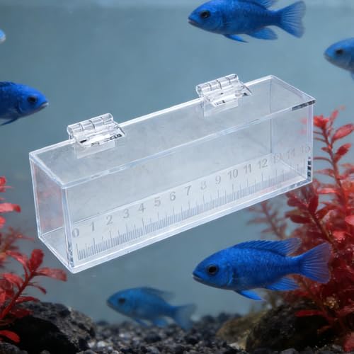 Acclimation Box for Saltwater Fish: Shrimp Breeding Box - Clear Acrylic Fish Isolation Breeding Tank - Aquarium Incubator for Baby Clownfish Guppy - size: 16.00X5.60X4.50CM