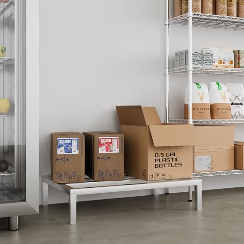 36" Long x 24" Wide | Height: 8" Off The Floor Aluminum Dunnage Rack | Storage in Restaurant, Kitchens and Garages and More! - size: 36" Long x 24" Wide | Height: 8" Off The Floor