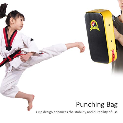 SUNGOOYUE Muay Thai Kick Pad, PU Thicken Kick Foot Training Target for Martial Arts MMA