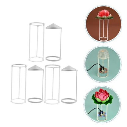 Mikikit 3sets Plastic Humidifier Splash Guard for Fish Tank Portable Water Stopper Bracket for Rockery and Use Easy Installation and Splash Design