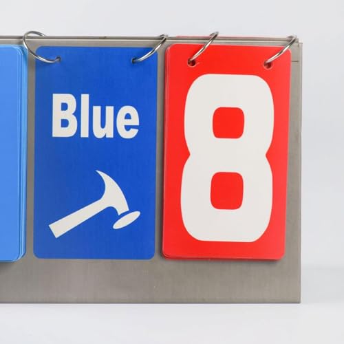 Tabletop Scoreboard Flip Number Score Board for Team Game Training