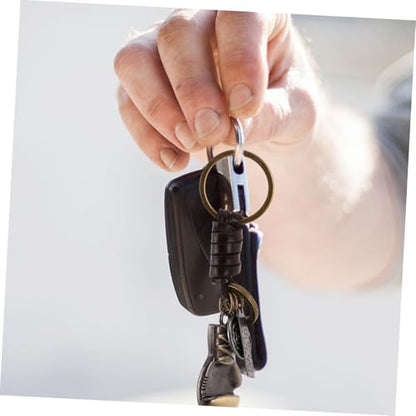 Happyyami Stylish Boxing Glove Keychain Pendant Durable and Metal Keyring Ornament Women Accessory for Car Keys and Handbags Unique