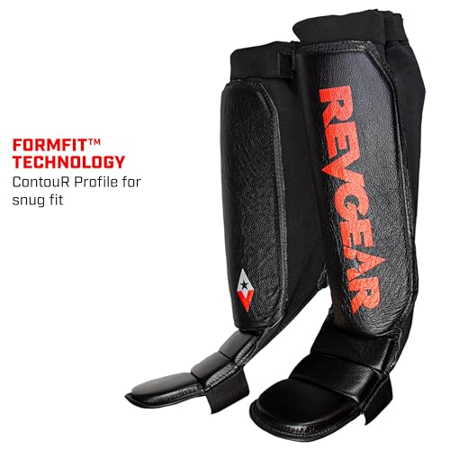 Revgear Grappling Slip On Style Shin Guard - size: Medium