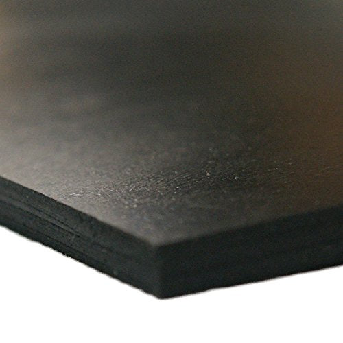 Rubber-Cal Neoprene - Commercial Grade - 45A - Soft Rubber Sheet Rolls - 1/8" Thick x 36" Width x 12" Length - size: 36" x 12"