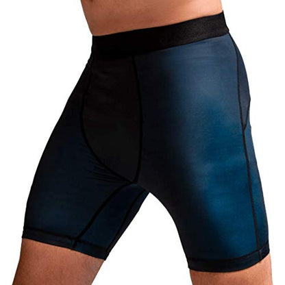 Hayabusa Geo Vale Tudo Shorts Men - color: Blue, size: Small