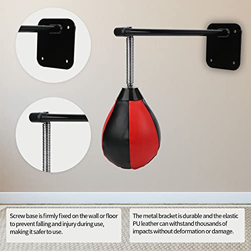 Wall Hanging Boxing Bag Speed Training Hanging Bag Stress Relief Hanging Boxing Bracket Wall Mount Heavy Kits for Home Gym Workout