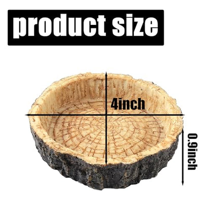 Reptile Bowls,Reptile Water Dish Reptile Water Bowl Reptile Accessories Snake Water Bowl for Small Reptiles, Lizard & Snake - Practical Reptile Accessory for Feeding and Hydration