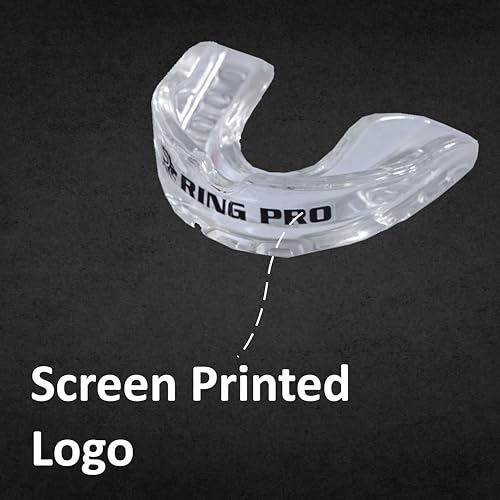 Mouth Guard for Boxing, MMA, Football, Basketball, Hockey, and All Contact Sports, Custom Fit for Adults and Youth, Teeth and Gum Protection - color: Clear