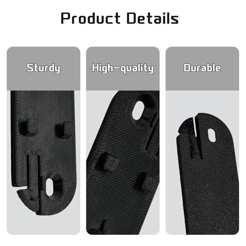 2PCS Replacement Mounting Plate for Honeywell DCP311, DCP511 and DCP911 Doorbells, Doorbell Backplate Brack（Black）