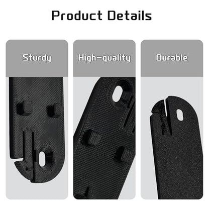 2PCS Replacement Mounting Plate for Honeywell DCP311, DCP511 and DCP911 Doorbells, Doorbell Backplate Brack（Black）