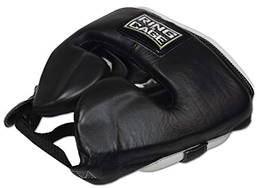 Ring to Cage 2.0 Japanese Style Leather Sparring Headgear - size: Medium(19” to 22” Head circumference)