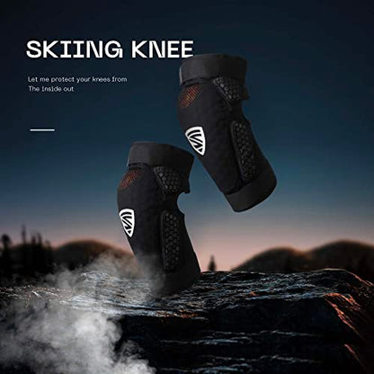 Knee Guard,MTB Knee Pads,Snowboard Knee Pads,Low Temperature Resistance,Breathable - size: Medium