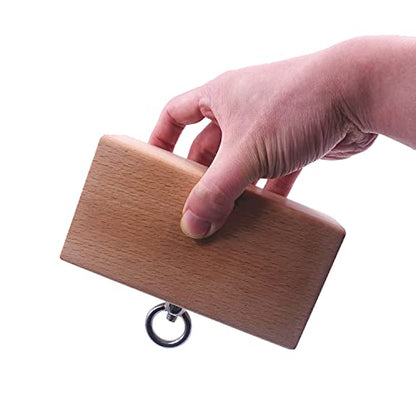 Wooden Pinch Block Grip Workout Climbing Power Grip Forearm Finger Exerciser Strength Training Strengthener Equipment - color: wooden grip