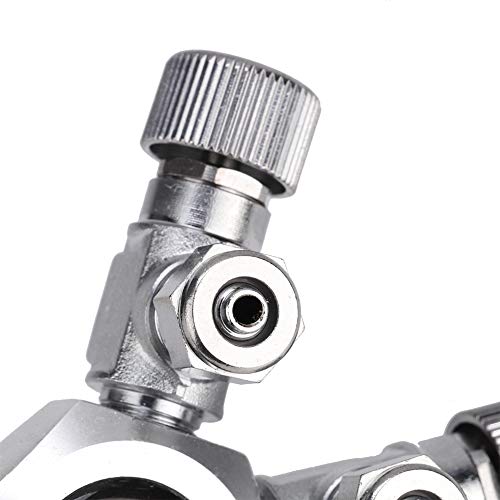 Zerodis CO2 Splitter Multi Ways Distributor CO2 Multi Pass Splitter Aquarium Regulator CO2 Splitter Valve for Fish (4 Ways)
